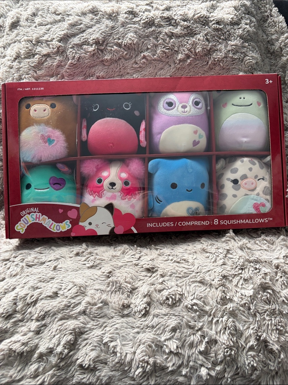Squishmallows 8-Pack Assorted Valentines Day Plush